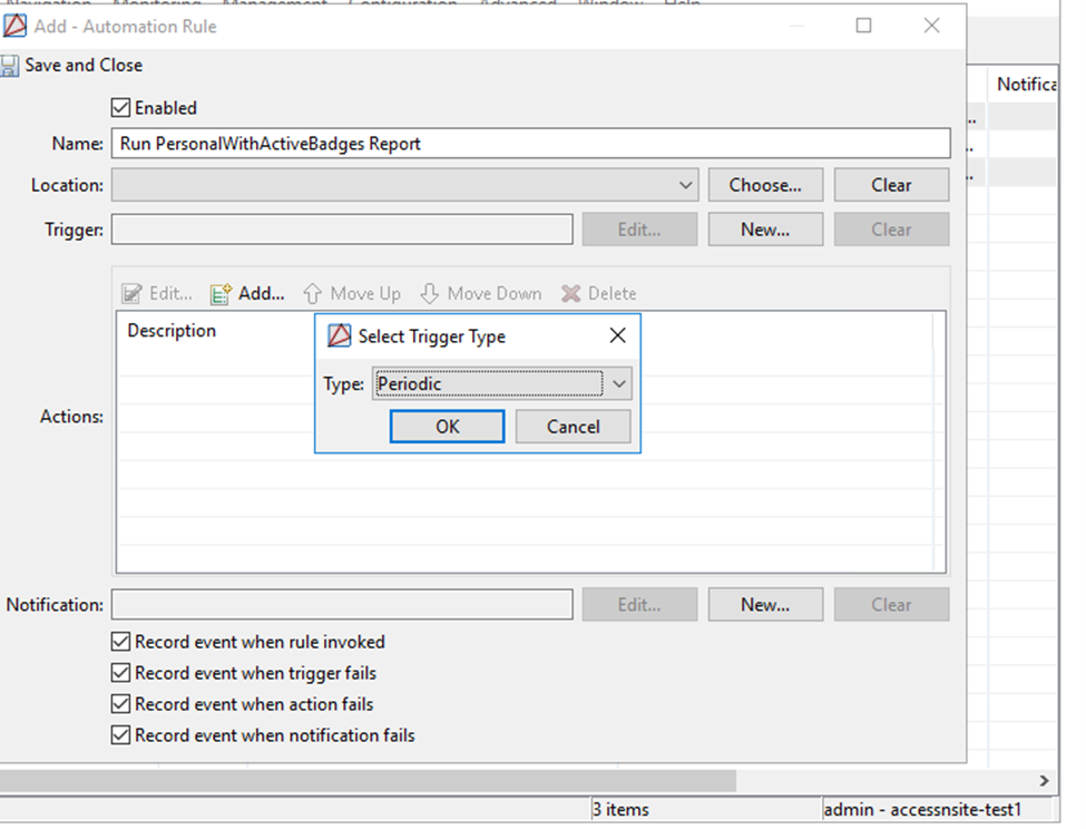 AccessNSite Create Trigger and select Trigger Type.png